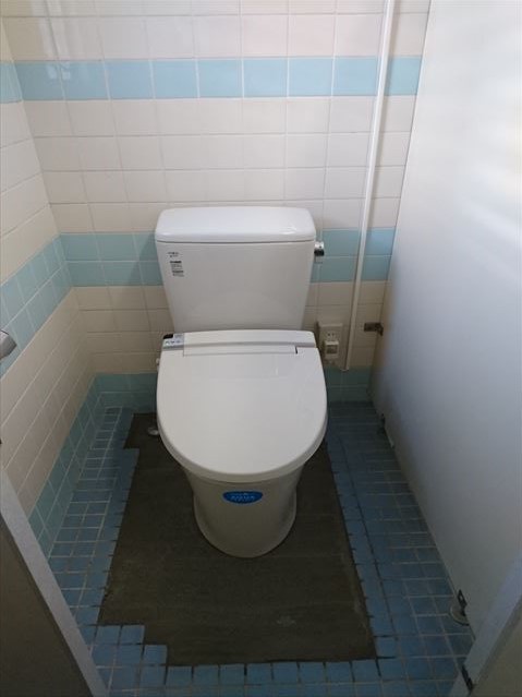 和式トイレから洋式トイレ