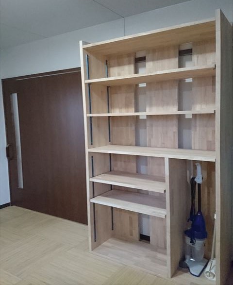 木工棚　作成及び設置