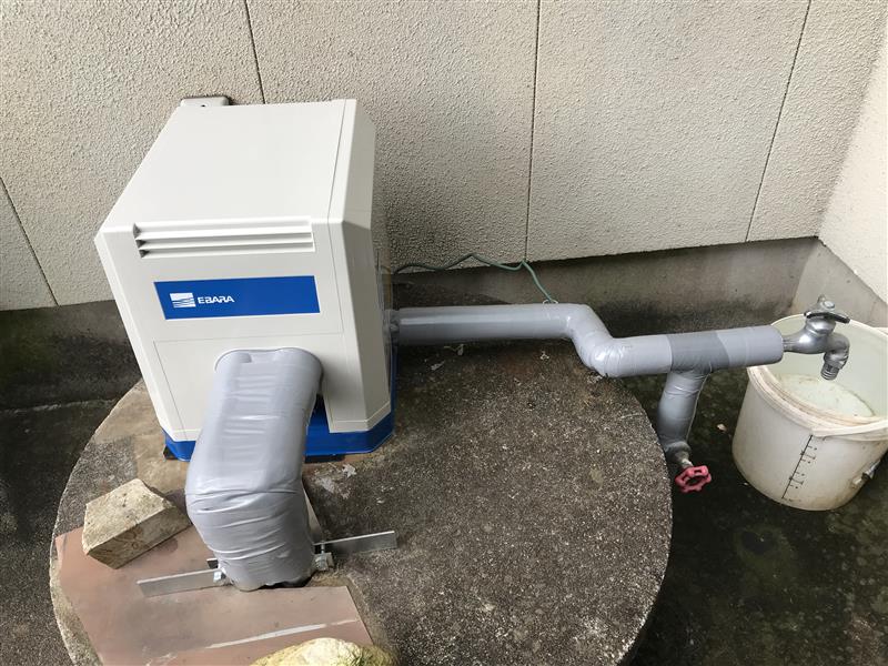 井戸ポンプ取替工事